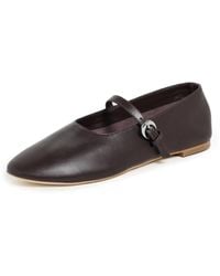 STAUD - Alba Mary Jane Ballet Flats - Lyst