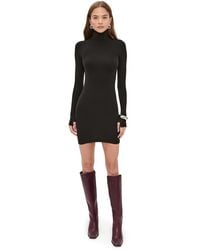 Commando - Ballet Body Turtleneck Mini Dress With Thumbholes - Lyst
