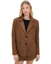 4th & Reckless - Ember Faux Suede Blazer - Lyst