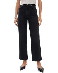 Agolde - Ren: High Rise Wide Leg Jeans - Lyst