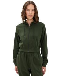Beyond Yoga - Luxe Fleece Zip Up Hoodie - Lyst