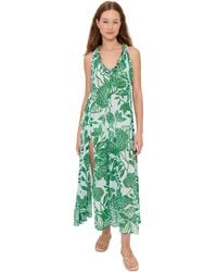 Poupette - Nava Sari Gauze Long Dress - Lyst