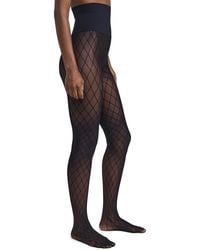 Commando - Lattice Net Stockings - Lyst