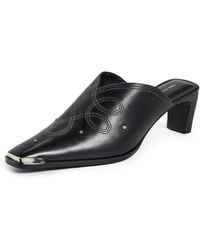 Free People - Roxi Metal Tip Mules - Lyst