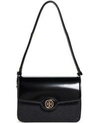 Tory Burch - Robinson T Monogram Convertible Shoulder Bag - Lyst