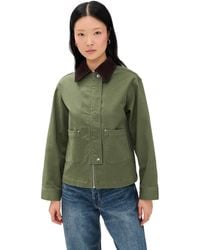 ALIGNE - Madi Contrast Collar Jacket - Lyst