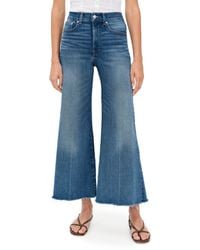 Madewell - The Flared Wide-Leg Crop Jean - Lyst