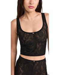 Versace - Jacquard Baroque Tulle Tank Top - Lyst