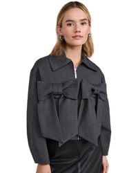 MEIMEIJ - Cropped Jacket With Bows - Lyst