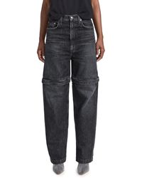 Agolde - Risha Zip Utility Jeans - Lyst