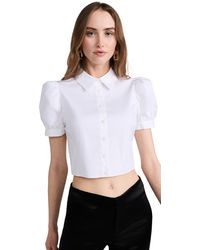 Alice + Olivia - Aice + Oivia Wia Cropped Top - Lyst