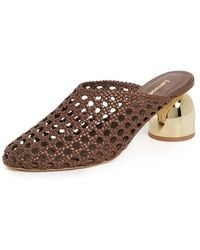 Larroude - Dew Drop Macrame Mules - Lyst