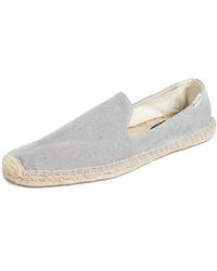 Soludos - Washed Canvas Smoking Slipper - Lyst
