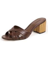 SCHUTZ SHOES - Keefa Straw Mules - Lyst