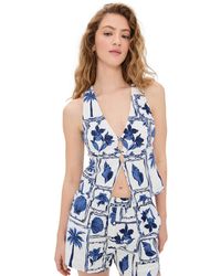 MINKPINK - Sylvie Keyhole Top - Lyst