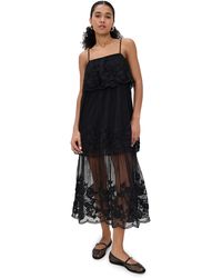 Sea - Arielle Lace Tank Tiered Midi Dress - Lyst