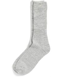 UGG - Rib Knit Slouchy Crew Socks - Lyst