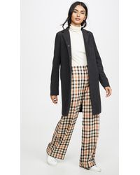 Harris Wharf London Boxy Polaire Coat - Black