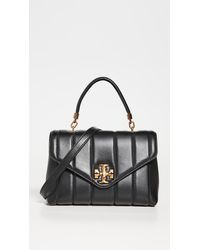 Tory Burch Kira Quilted Small Satchel - Black