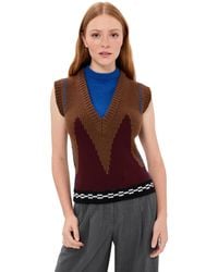 Marni - Roundneck Sweater Vest - Lyst