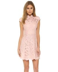 lover ode lace mini dress
