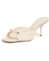 Reformation - Clementine Heeled Mule Sandals - Lyst