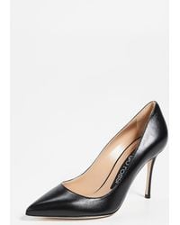 Sergio Rossi Godiva Court Shoes - Black