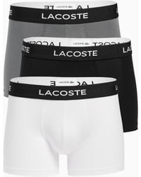 Lacoste - Microfiber Trunks 3 Pack - Lyst