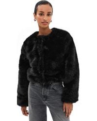 Blank NYC - Cash Flow Faux Fur Jacket - Lyst