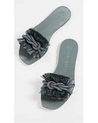 tory burch rope flat slide