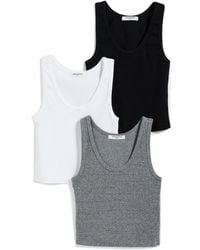 PERFECTWHITETEE - Blondie Tank 3 Pack - Lyst