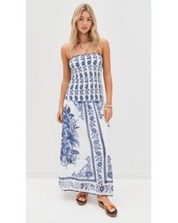 forest soul off white maxi dress Farm Rio Forest Soul Off-White Maxi Dress by FARM RIO