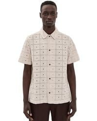 Les Deux - Hector Anglaise Short Sleeve Shirt - Lyst
