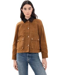 Madewell - Waxed Zip-Front Jacket - Lyst