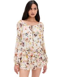 Amanda Uprichard - Dallas Skort Romper - Lyst