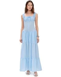 Frankie's Bikinis - Christabelle Gauze Dress - Lyst