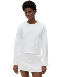 Vince - Collarless Jacket - Lyst