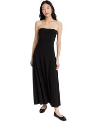 Norma Kamali - Strapless Flared Dress To Midcalf - Lyst
