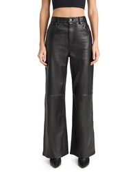 Reformation - X Veda Kennedy Wide Leg Leather Pants - Lyst