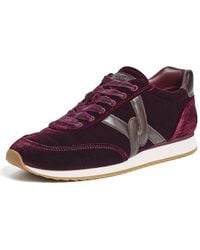 Veronica Beard - Penrose Velvet Sneakers - Lyst