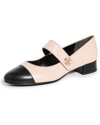 Tory Burch - Cap Toe Mary Jane Ballet Heels 25Mm - Lyst