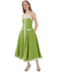 Jonathan Simkhai - Cordelia Button Down Midi Dress - Lyst