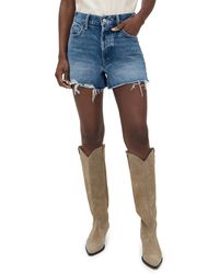Mother - The Main Course Frayed Shorts - Lyst