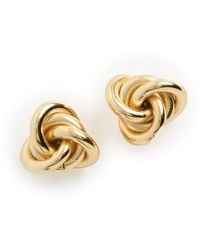Shashi - Knot Stud Earrings - Lyst