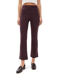 Stateside - Luxe Ponte Cropped Flare Pants - Lyst