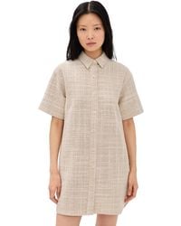 Theory - Easy Mini Shirt Dress - Lyst