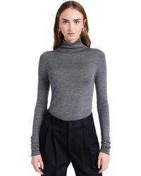 Reformation - Faith Merino Fitted Turtleneck Pullover - Lyst