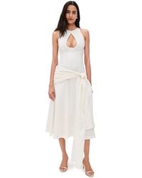 koemi sheer panel dress in black guizio Koemi Dress – Guizio
