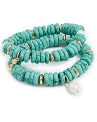 Ettika - Amalfi Stretch Bracelet Set - Lyst