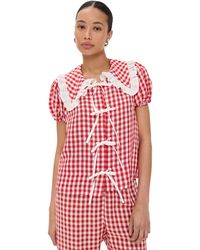 Sleeper - Puff Linen Lounge Shirt - Lyst